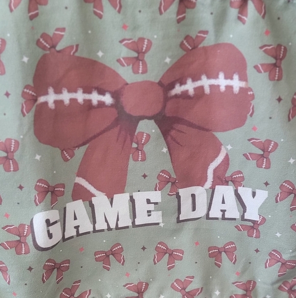 🎀🏈 Game Day Football Shopper Bag 🏈🎀 - Picture 6 of 8
